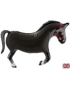 35" HORSE BLACK METALLIC 614208