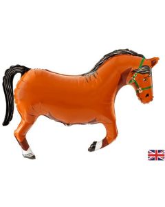 35" HORSE BROWN METALLIC 614215