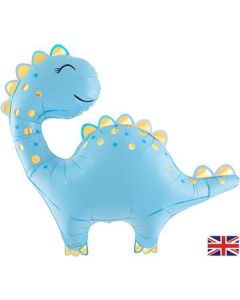 33.5" CUTE DINO BLUE 614314