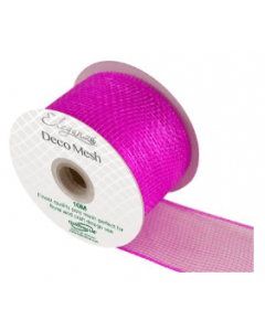 Eleganza Deco Mesh 63mm x 10m Fuchsia