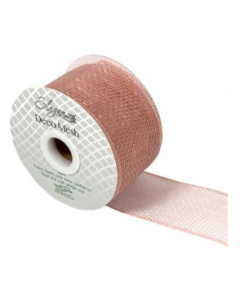 Eleganza Deco Mesh 63mm x 10m Rose Gold