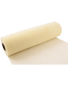 25cm x 9.1m (10yds) Ivory Deco Mesh Eleganza