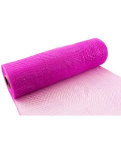 25cm x 9.1m (10yds) Fuchsia Deco Mesh Eleganza