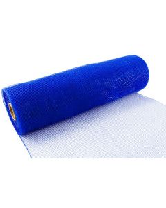 25cm x 9.1m (10yds) Royal Blue Deco Mesh Eleganza