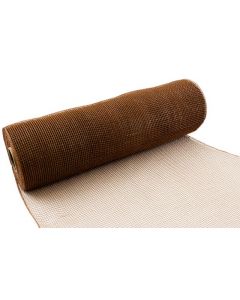 25cm x 9.1m (10yds) Tan Deco Mesh Eleganza
