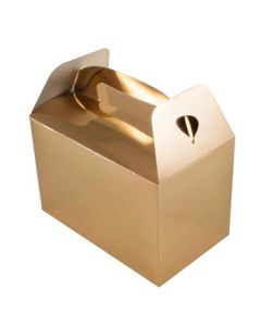 Gold Metallic Party Box 6pk Oaktree