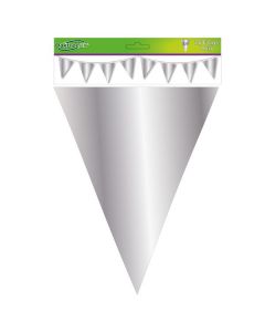 Metallic Silver 10m Bunting Oaktree