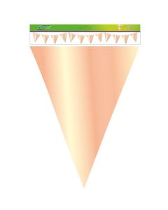 Metallic Gold Bunting 10m 18 Flags Oaktree