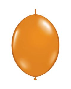 12" Mandarin Orange Q-Link Latex Balloons 50pk Qualatex