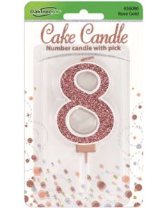 Sparkling Fizz Candle No.8 Rose Gold Oaktree