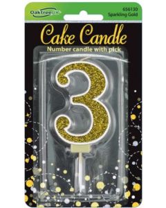 Sparkling Fizz Candle No.3 Gold Oaktree