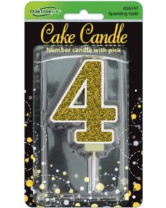 Sparkling Fizz Candle No.4 Gold Oaktree