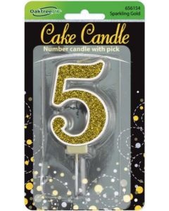 Sparkling Fizz Candle No.5 Gold Oaktree