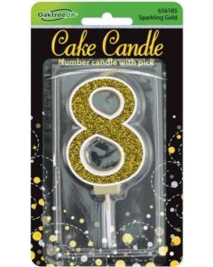 Sparkling Fizz Candle No.8 Gold Oaktree