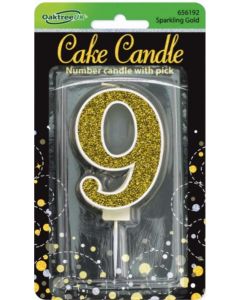 Sparkling Fizz Candle No.9 Gold Oaktree