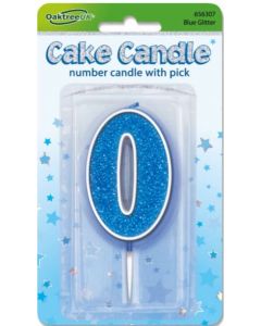 Glitter No.0 Candle Blue Oaktree
