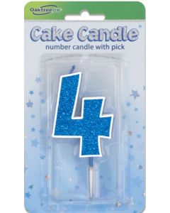 Glitter No.4 Candle Blue Oaktree
