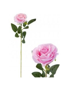 63cm Artificial Rose with Hangtag Pink