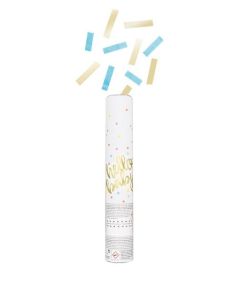 Hello Baby Blue Confetti Cannon Unique