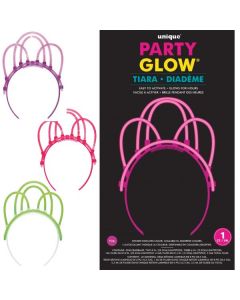 Glow Stick Tiara Assorted Colours Unique