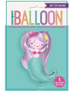 29" Mermaid Giant Foil Balloon Unique