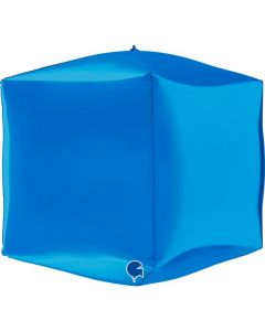 4D Blue Square Foil Balloon