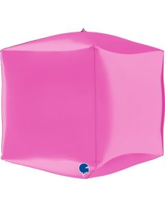 4D Pink Square Foil Balloon