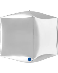4D Silver Square Foil Balloon