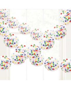 12" Latex Confetti Balloon Garland Kit