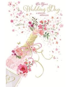 PK 6 cards WEDDING DAY TRADITIONAL Greetings C 75 - 75WA301N