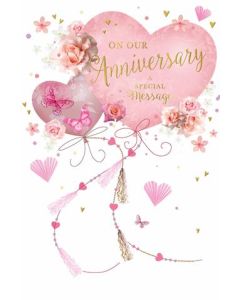 Our Anniversary C75 Pk6 Cards Simon Elvin