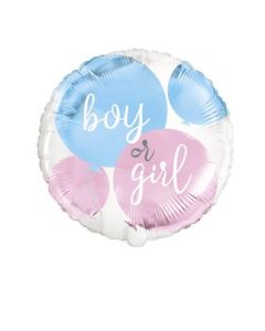 18" Gender Reveal Boy Or Girl Unique