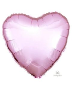 18" Pastel Pink Heart Foil Balloon Unpackaged Anagram