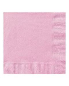 Lovely Pink Lunch Napkins Pk50 Unique