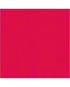 50 Ruby Red Lunch Napkins Unique