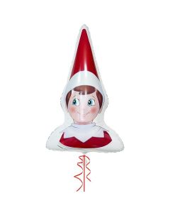 29" Elf on the shelf head foil balloon