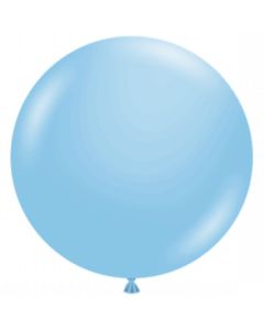 17" Baby Blue 50Pk Tuftex 100% Natural Latex Balloons