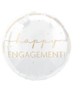 18" Engagement Round Foil Unique