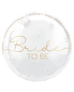18" Bride To Be Round Foil Unique