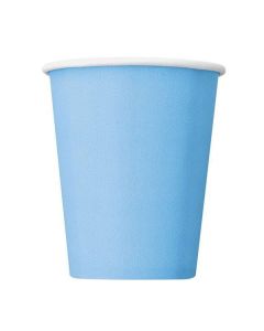 9oz Powder Blue Cups Pk14 Unique