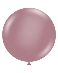 24" Canyon Rose 3Pk Tuftex 100% Natural Latex Balloons