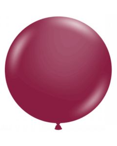 36" Sangria 2Pk Tuftex 100% Natural Latex Balloons