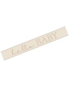 Baby Shower Neutral Foil Banner, 9 ft Unique
