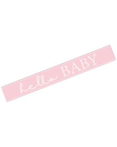 Baby Shower Pink Foil Banner, 9 ft Unique