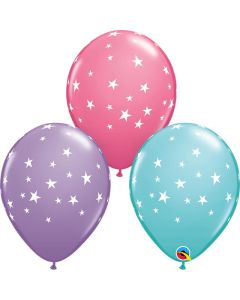 11" Contemporary Stars Latex 25pk Qualatex
