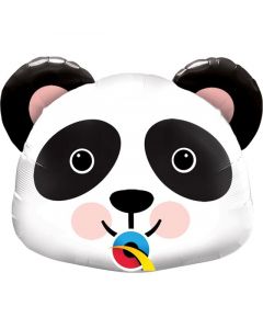 14" Panda Air-Fill Foil Balloon Unpackaged Qualatex