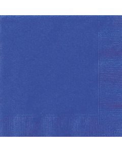 20 Royal Blue Lunch Napkins Unique