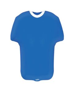 24" Blue Shirt Shape Metallic Foil Oaktree