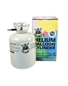 Disposable Helium Canister With Foil Adaptor - Fills Up To 50 Balloons