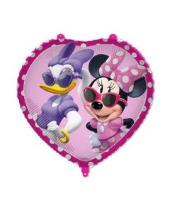 Minnie Junior Foil Balloon - 46cm Heart Shaped